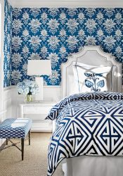 Синий цвет в интерьере — Цвет неба и моря (215+ Фото) Эксклюзивного дизайна