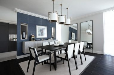 Синий цвет в интерьере — Цвет неба и моря (215+ Фото) Эксклюзивного дизайна