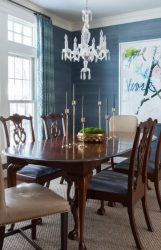 Синий цвет в интерьере — Цвет неба и моря (215+ Фото) Эксклюзивного дизайна