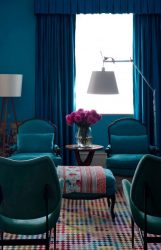 Синий цвет в интерьере — Цвет неба и моря (215+ Фото) Эксклюзивного дизайна