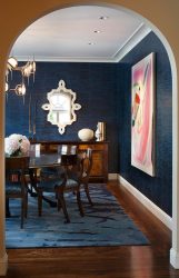 Синий цвет в интерьере — Цвет неба и моря (215+ Фото) Эксклюзивного дизайна