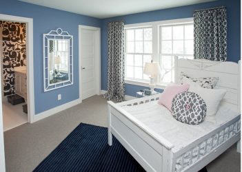 Синий цвет в интерьере — Цвет неба и моря (215+ Фото) Эксклюзивного дизайна