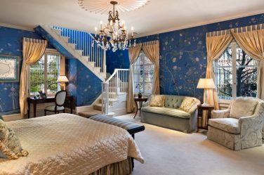 Синий цвет в интерьере — Цвет неба и моря (215+ Фото) Эксклюзивного дизайна