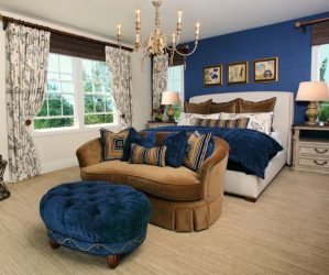 Синий цвет в интерьере — Цвет неба и моря (215+ Фото) Эксклюзивного дизайна