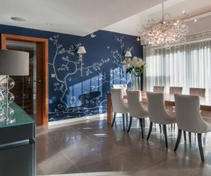 Синий цвет в интерьере — Цвет неба и моря (215+ Фото) Эксклюзивного дизайна