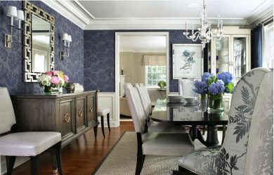 Синий цвет в интерьере — Цвет неба и моря (215+ Фото) Эксклюзивного дизайна