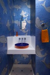 Синий цвет в интерьере — Цвет неба и моря (215+ Фото) Эксклюзивного дизайна