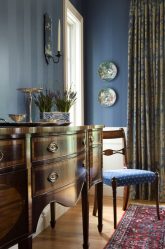 Синий цвет в интерьере — Цвет неба и моря (215+ Фото) Эксклюзивного дизайна