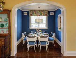 Синий цвет в интерьере — Цвет неба и моря (215+ Фото) Эксклюзивного дизайна