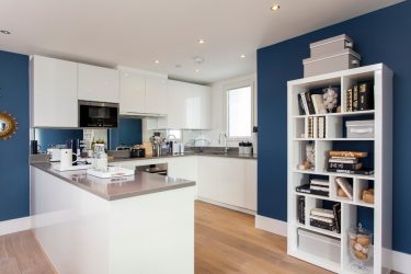 Синий цвет в интерьере — Цвет неба и моря (215+ Фото) Эксклюзивного дизайна