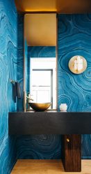 Синий цвет в интерьере — Цвет неба и моря (215+ Фото) Эксклюзивного дизайна