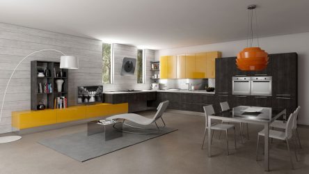 Интерьер с кислинкой: + 135 Фото кухни в желтом цвете. Начинаем утро бодро и солнечно