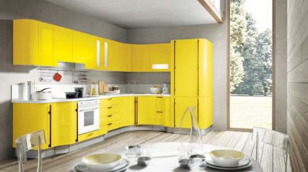 Интерьер с кислинкой: + 135 Фото кухни в желтом цвете. Начинаем утро бодро и солнечно