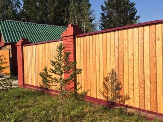 Деревянный забор для частного дома: Как выбрать? 200+ (Фото) Красивых вариантов