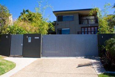 Забор из профнастила для Частного Дома: 135+ (Фото) Красивых ограждений своими руками