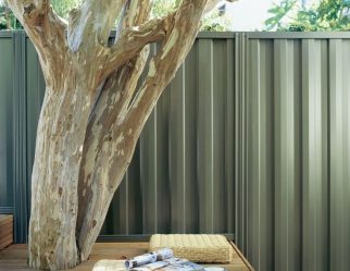 Забор из профнастила для Частного Дома: 135+ (Фото) Красивых ограждений своими руками