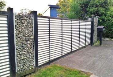 Забор из профнастила для Частного Дома: 135+ (Фото) Красивых ограждений своими руками