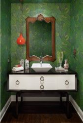 Зеленые обои: 200+ Фото Дизайна для вашего интерьера.  Какие обои подойдут для стен в спальне, кухне, гостиной?