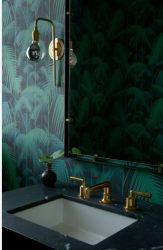 Зеленые обои: 200+ Фото Дизайна для вашего интерьера.  Какие обои подойдут для стен в спальне, кухне, гостиной?