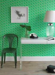 Зеленые обои: 200+ Фото Дизайна для вашего интерьера.  Какие обои подойдут для стен в спальне, кухне, гостиной?