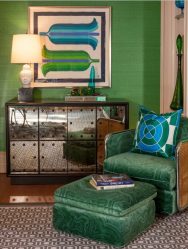 Зеленые обои: 200+ Фото Дизайна для вашего интерьера.  Какие обои подойдут для стен в спальне, кухне, гостиной?