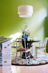 Зеленые обои: 200+ Фото Дизайна для вашего интерьера.  Какие обои подойдут для стен в спальне, кухне, гостиной?