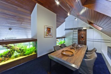 Аквариум в интерьере квартиры или дома: 145+ (Фото) видов для оформления Вашего дизайна (угловой, сухой, перегородка, маленький)