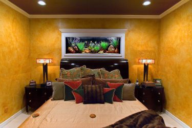 Аквариум в интерьере квартиры или дома: 145+ (Фото) видов для оформления Вашего дизайна (угловой, сухой, перегородка, маленький)