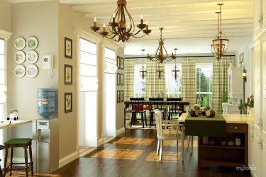 Американский стиль: Выбираем дизайн для квартиры (гостиной, спальни, кухни)