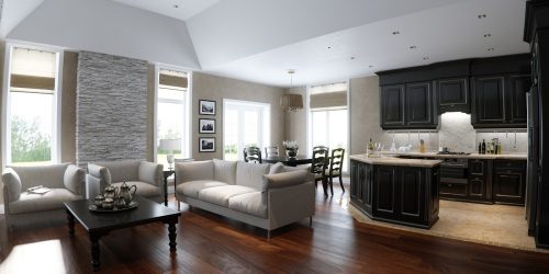 Американский стиль: Выбираем дизайн для квартиры (гостиной, спальни, кухни)