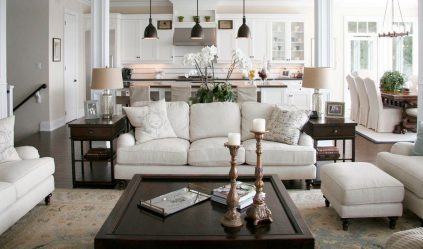 Американский стиль: Выбираем дизайн для квартиры (гостиной, спальни, кухни)