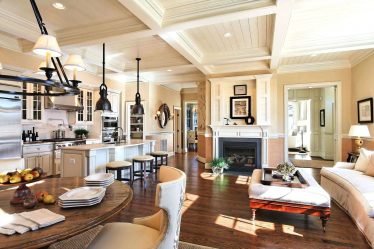 Американский стиль: Выбираем дизайн для квартиры (гостиной, спальни, кухни)