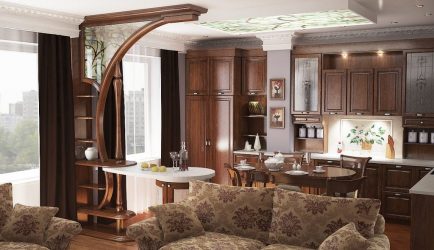 Арка на кухню вместо двери: 115+ (Фото) Дизайна между комнатами