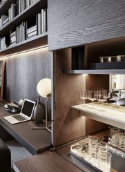 Бар для бутылок в интерьере квартиры или дома —  Как лучше сделать? 120+ (Фото) из дерева, напольный, угловой