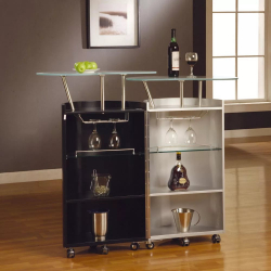 Бар для бутылок в интерьере квартиры или дома —  Как лучше сделать? 120+ (Фото) из дерева, напольный, угловой