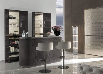 Бар для бутылок в интерьере квартиры или дома —  Как лучше сделать? 120+ (Фото) из дерева, напольный, угловой