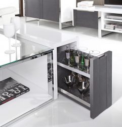 Бар для бутылок в интерьере квартиры или дома —  Как лучше сделать? 120+ (Фото) из дерева, напольный, угловой