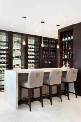 Бар для бутылок в интерьере квартиры или дома —  Как лучше сделать? 120+ (Фото) из дерева, напольный, угловой