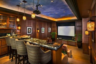 Бар для бутылок в интерьере квартиры или дома —  Как лучше сделать? 120+ (Фото) из дерева, напольный, угловой