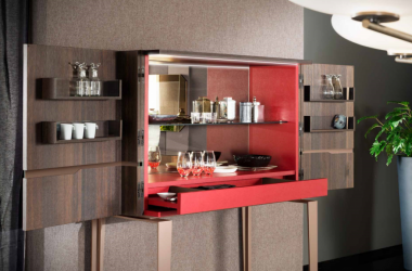 Бар для бутылок в интерьере квартиры или дома —  Как лучше сделать? 120+ (Фото) из дерева, напольный, угловой