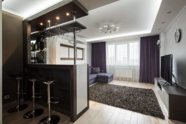 Бар для бутылок в интерьере квартиры или дома —  Как лучше сделать? 120+ (Фото) из дерева, напольный, угловой