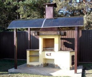 Зона Барбекю на даче: Как обустроить площадку с беседкой, мангалом и грилем? (180+Фото)