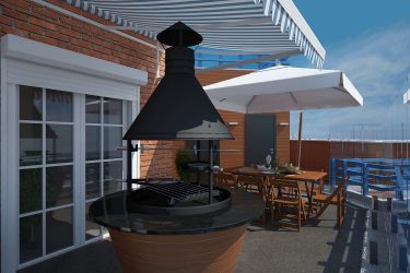 Зона Барбекю на даче: Как обустроить площадку с беседкой, мангалом и грилем? (180+Фото)