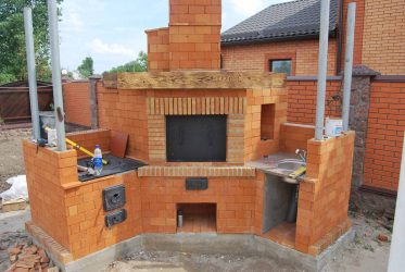 Зона Барбекю на даче: Как обустроить площадку с беседкой, мангалом и грилем? (180+Фото)