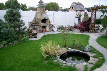 Зона Барбекю на даче: Как обустроить площадку с беседкой, мангалом и грилем? (180+Фото)