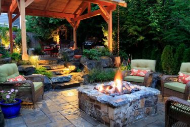 Зона Барбекю на даче: Как обустроить площадку с беседкой, мангалом и грилем? (180+Фото)