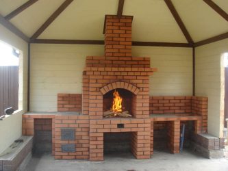 Зона Барбекю на даче: Как обустроить площадку с беседкой, мангалом и грилем? (180+Фото)