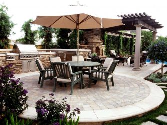 Зона Барбекю на даче: Как обустроить площадку с беседкой, мангалом и грилем? (180+Фото)