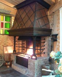 Зона Барбекю на даче: Как обустроить площадку с беседкой, мангалом и грилем? (180+Фото)