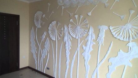 Создание барельефа своими руками: Как сделать эксклюзивную роспись стен? Творческие возможности для обновления декора. Мастер-класс для начинающих